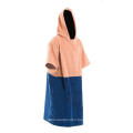 Beach Changing Hooded Towelling Dry Robe Poncho Towel